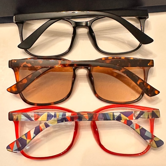 New (2) Blue Light Readers + (1) Full Reader Sunglasses +2.0 - Picture 2 of 15